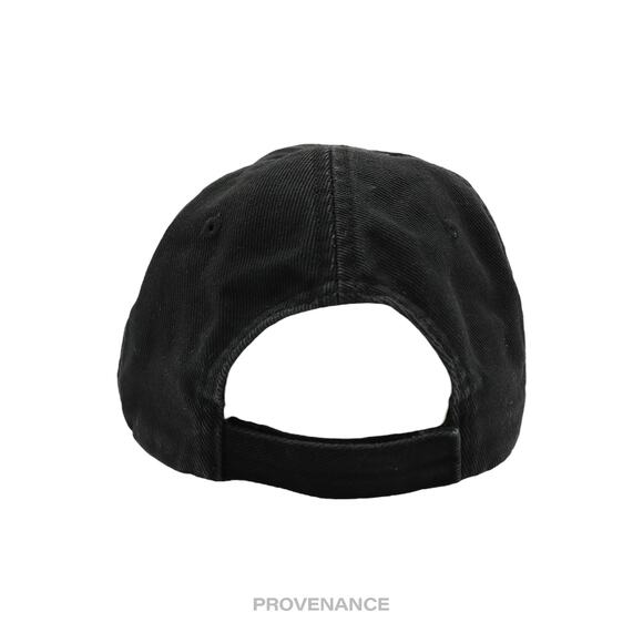 🔴 Balenciaga Embroidered Rainbow Logo Cap - Washed Black - Picture 7 of 12